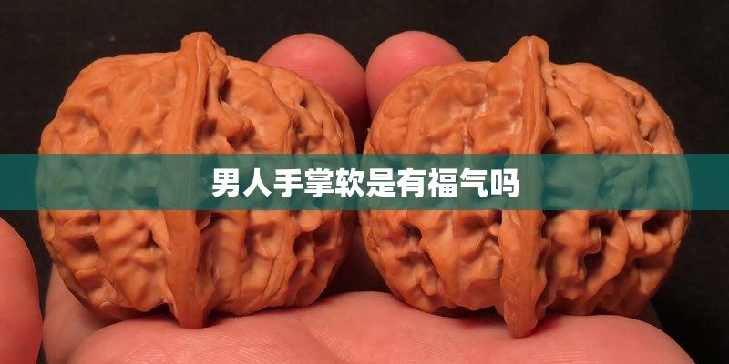 男人手掌软是有福气吗