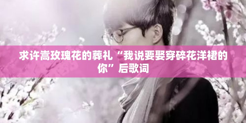 求许嵩玫瑰花的葬礼“我说要娶穿碎花洋裙的你”后歌词