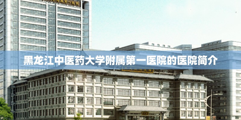 黑龙江中医药大学附属第一医院的医院简介