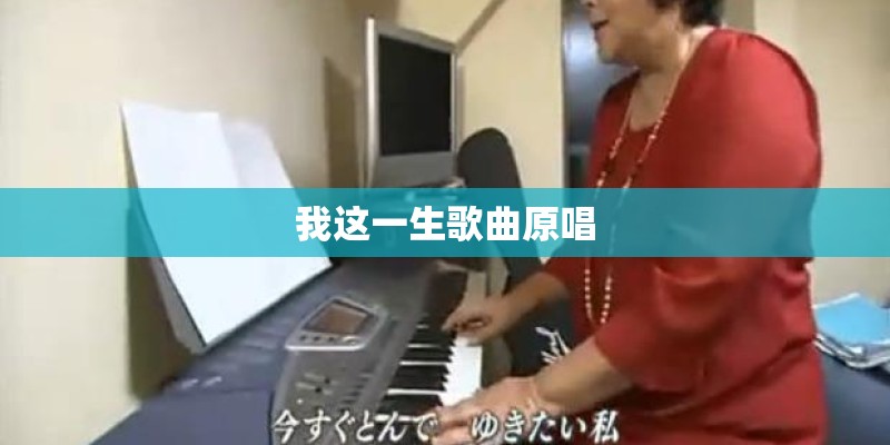 我这一生歌曲原唱