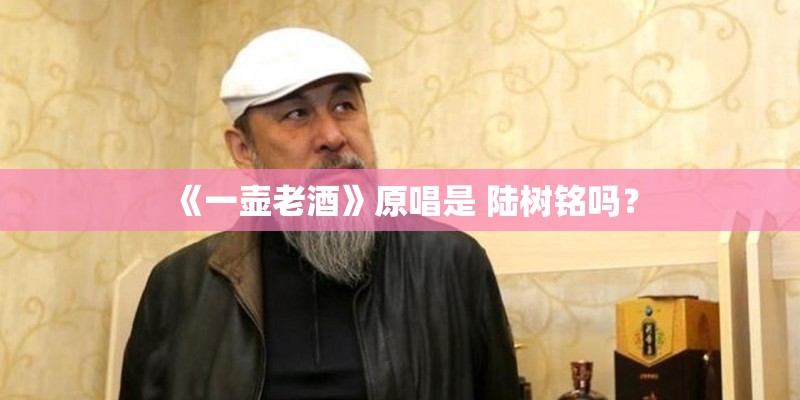 《一壶老酒》原唱是 陆树铭吗？